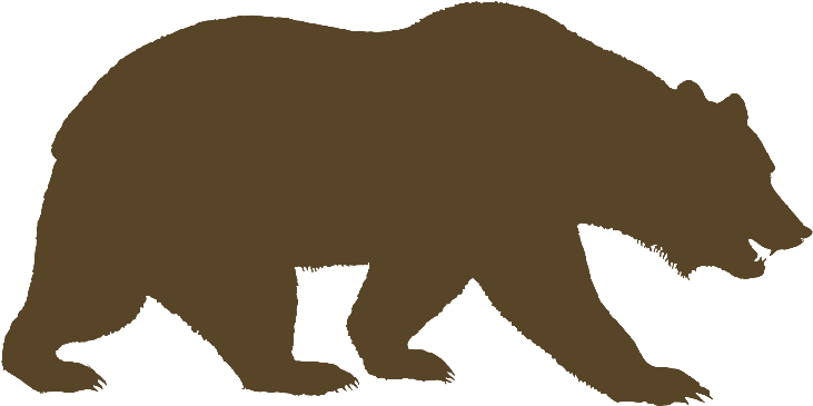 california bear silhouette png
