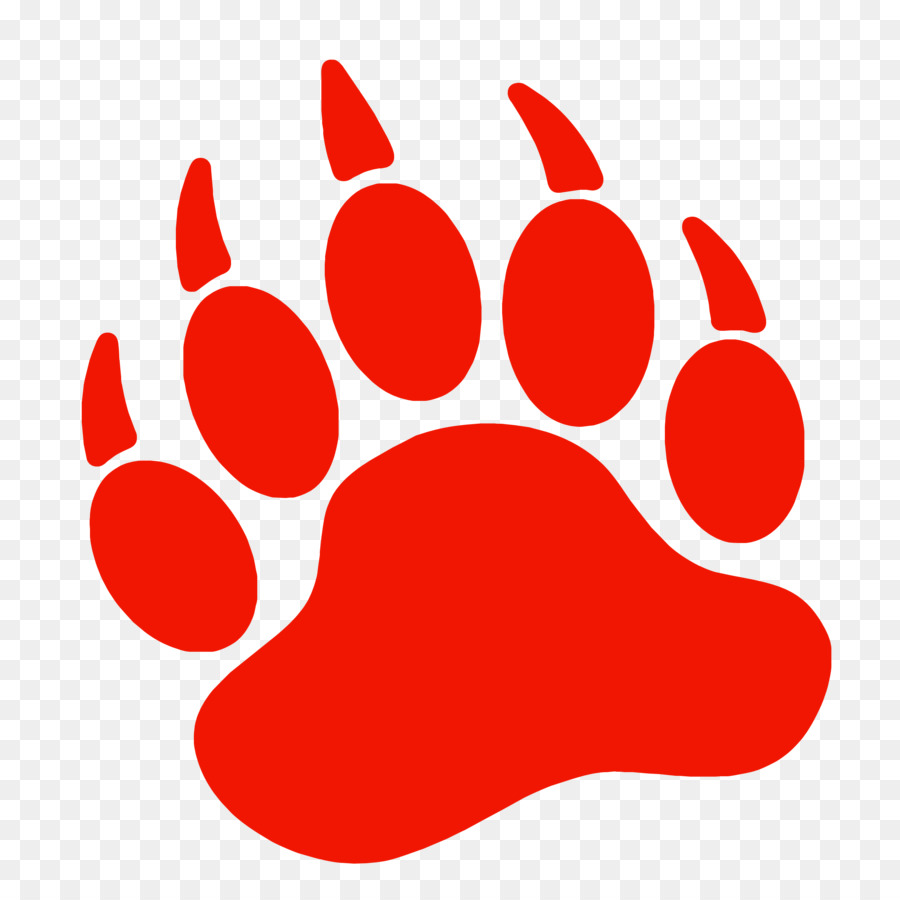 Bear Paw Dog Printing Clip art - bear png download - 2400*2400 - Free Transparent Bear png Download.