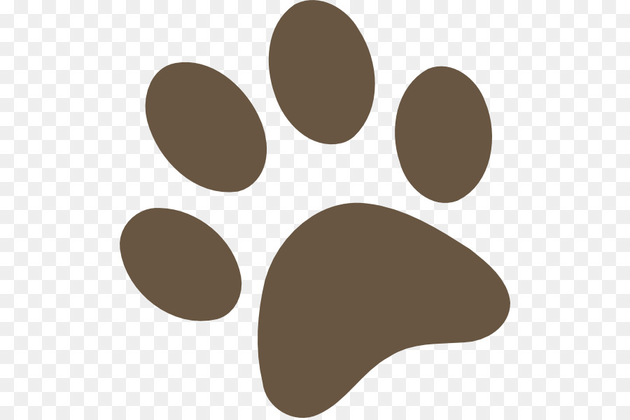 Dog Brown bear Paw Clip art - Dog Print png download - 558*597 - Free Transparent Dog png Download.