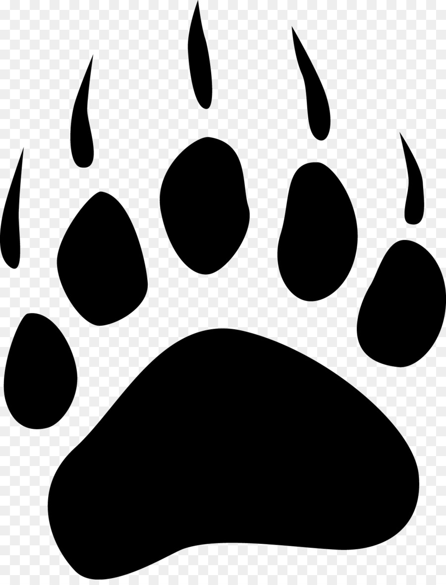 Download Free Bear Paw Silhouette Download Free Clip Art Free Clip Art On Clipart Library SVG, PNG, EPS, DXF File