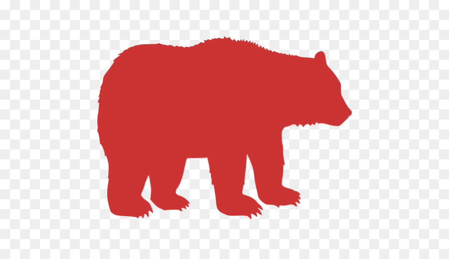 American black bear Polar bear Silhouette Drawing - bear png download - 512*512 - Free Transparent American Black Bear png Download.