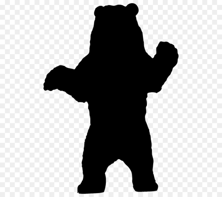 Grizzly bear American black bear Brown bear Silhouette - bear png download - 800*800 - Free Transparent Bear png Download.