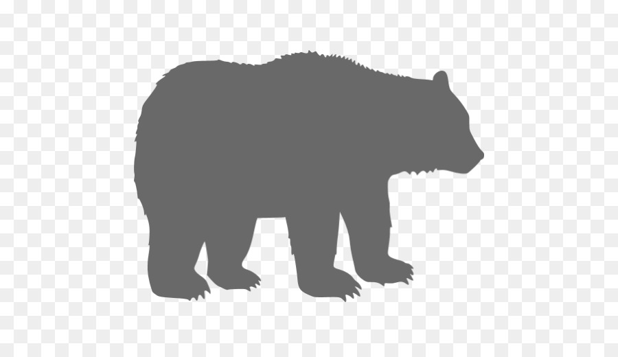 American black bear Polar bear Silhouette Clip art - bear png download - 512*512 - Free Transparent American Black Bear png Download.