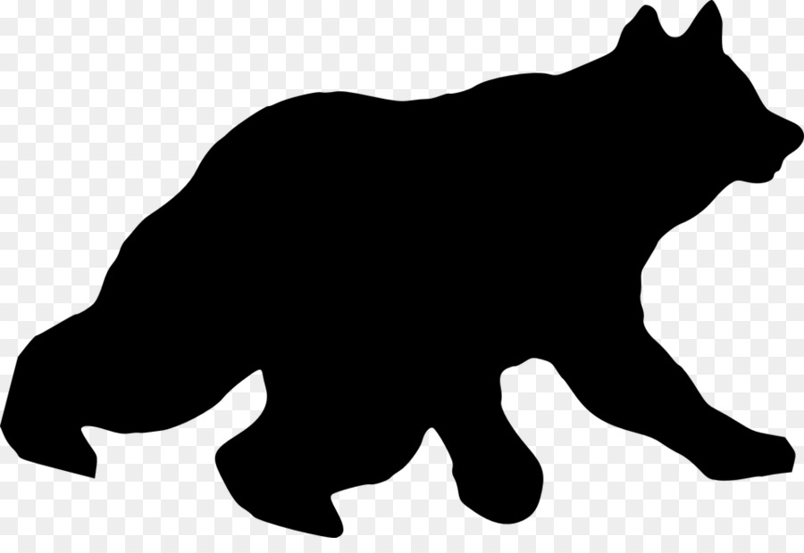 Polar bear American black bear Silhouette Clip art - Masha and the Bear Clip art png download - 960*643 - Free Transparent Bear png Download.