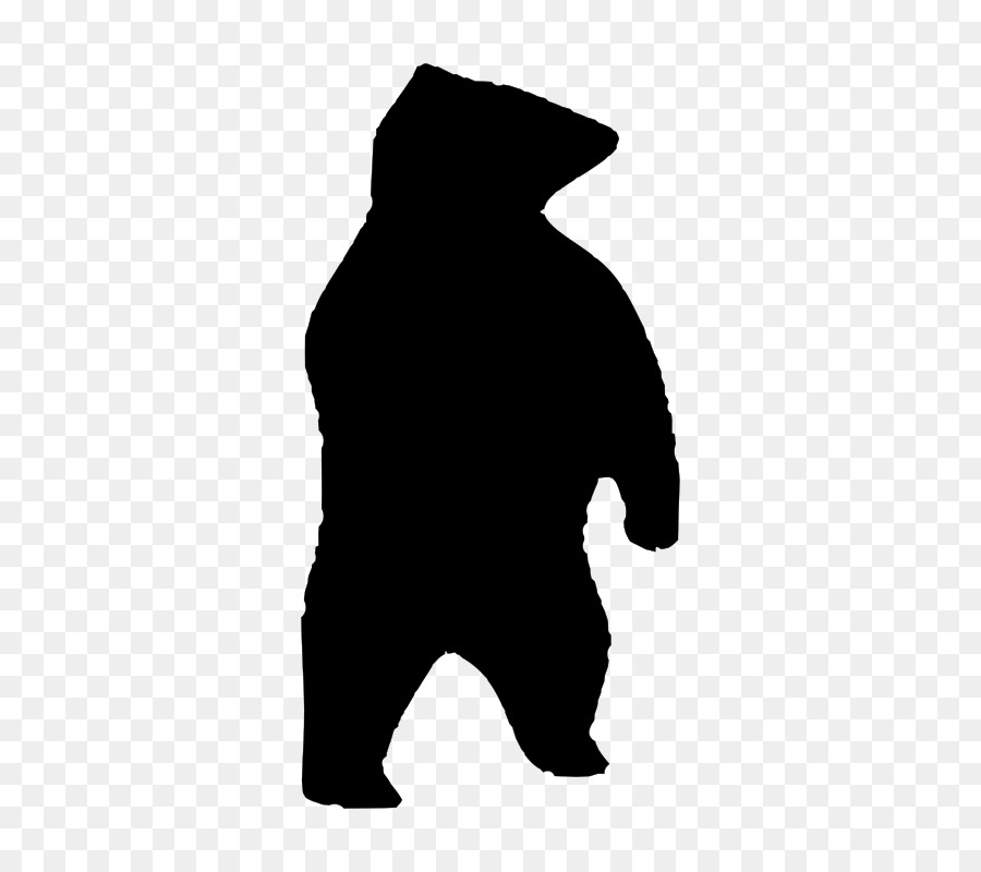 American black bear Silhouette Clip art - Silhouette bear png download - 464*800 - Free Transparent Bear png Download.