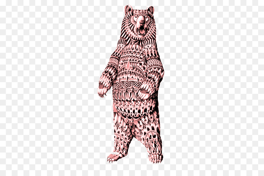 Grizzly bear Koala T-shirt Paper - Bear standing png download - 658*590 - Free Transparent  png Download.