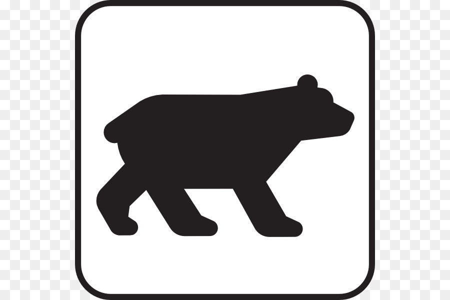 American black bear Giant panda Polar bear Clip art - Bear Vector Art png download - 600*600 - Free Transparent  png Download.