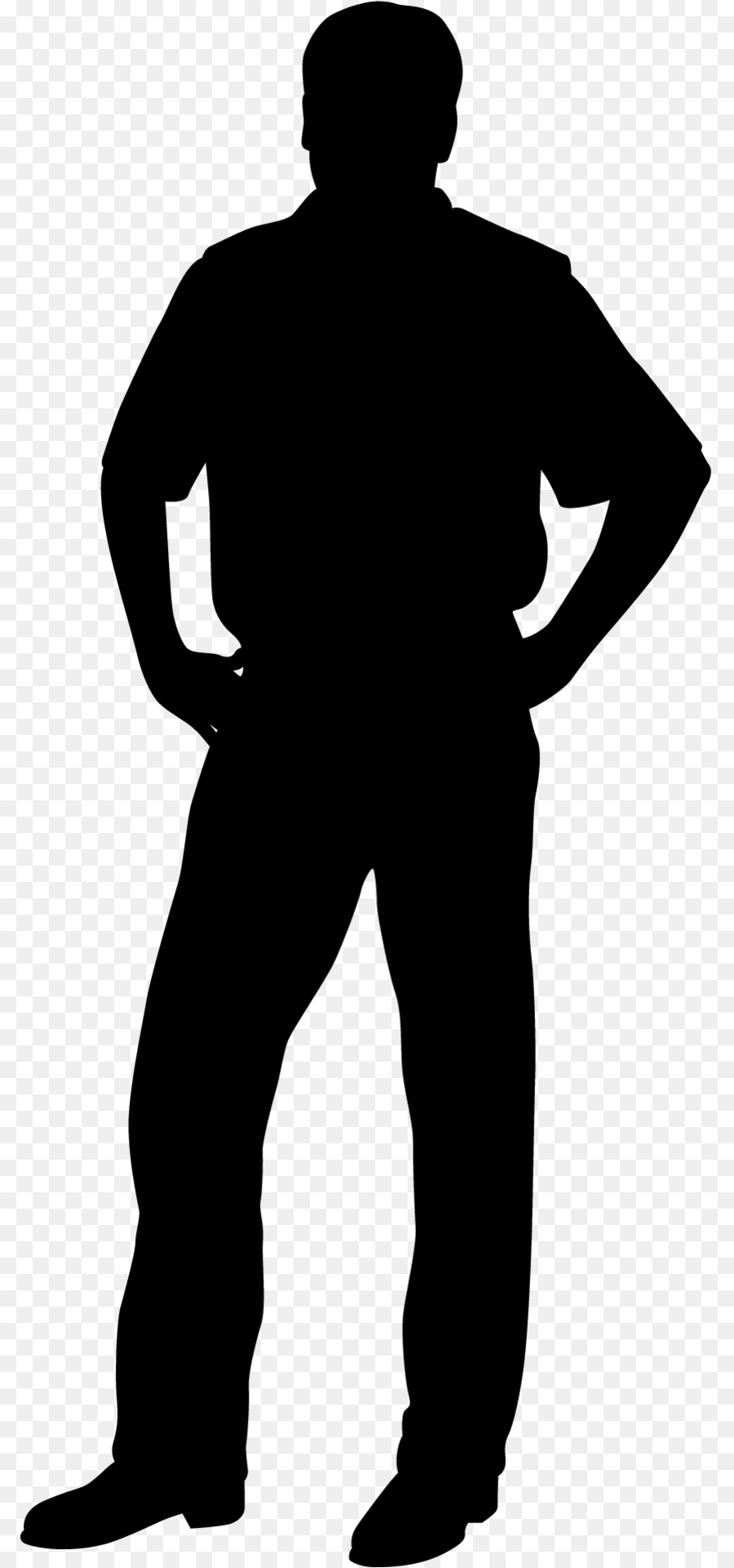 Silhouette Stock photography - man silhouette png download - 850*1919 - Free Transparent Silhouette png Download.