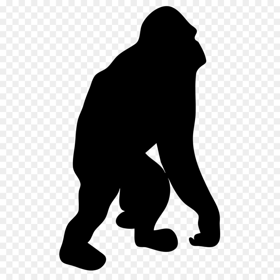 Orangutan Silhouette Drawing Clip art - orangutan vector png download - 2400*2400 - Free Transparent Orangutan png Download.