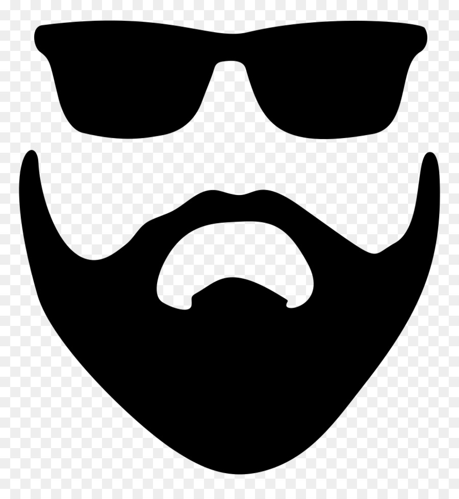 Beard Silhouette Clip art - shades vector png download - 926*1000 - Free Transparent Beard png Download.