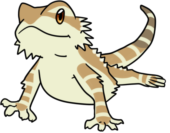 Lizard Bearded Dragon Drawing Reptile Clip art - lizard png download