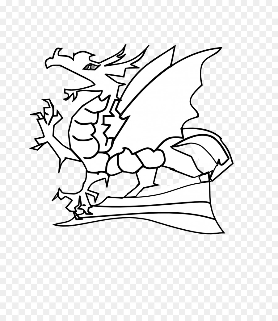 Dragon Black and white Clip art - bearded dragon png download - 723*1024 - Free Transparent Dragon png Download.