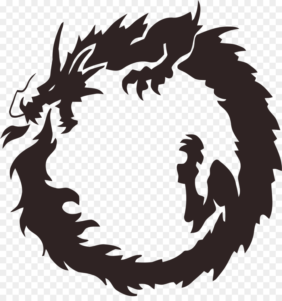 Ouroboros Chinese dragon Japanese dragon - bearded dragon png download - 2230*2341 - Free Transparent Ouroboros png Download.