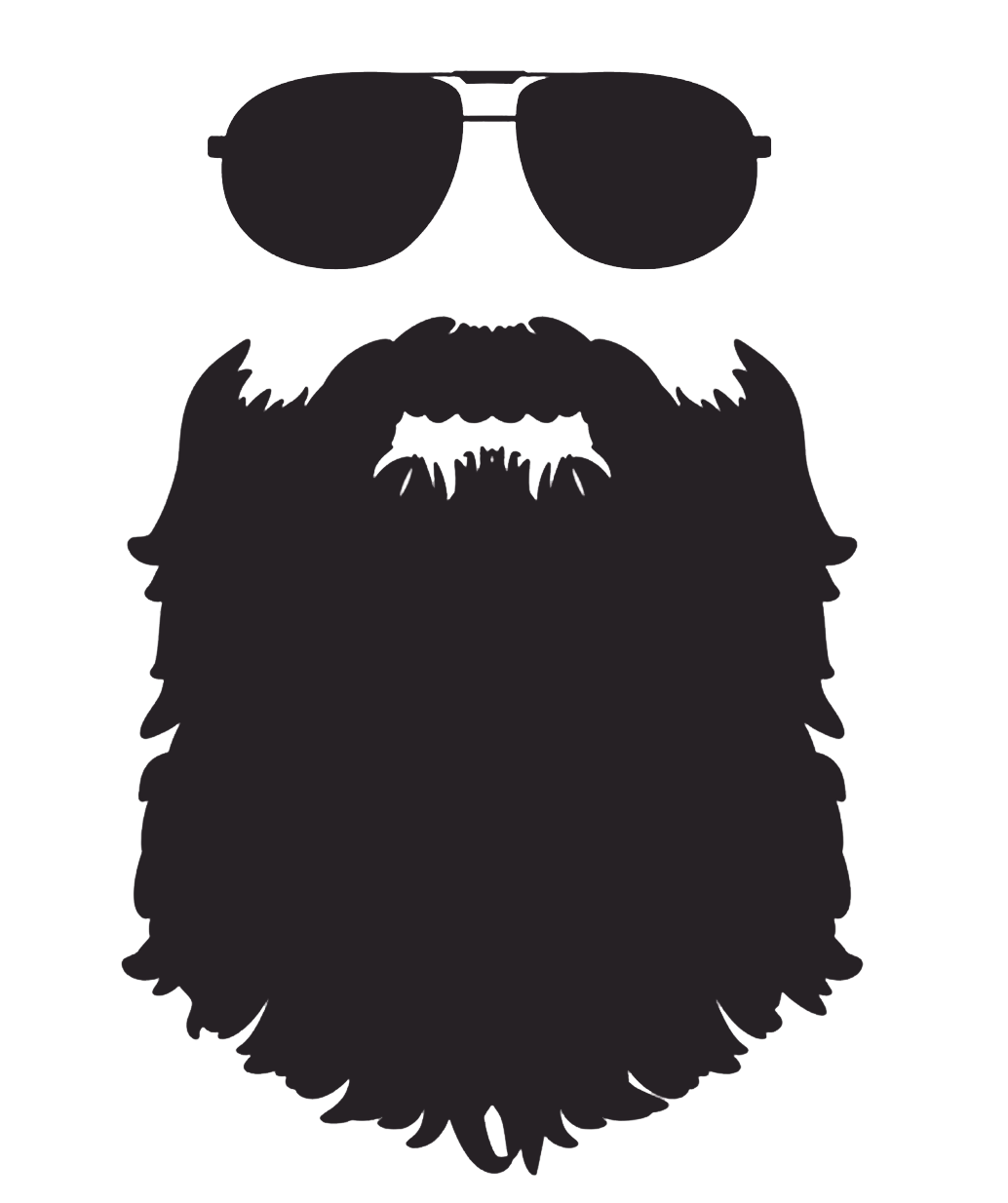 Beard Silhouette Clip art - Beard png download - 1034*1234 - Free