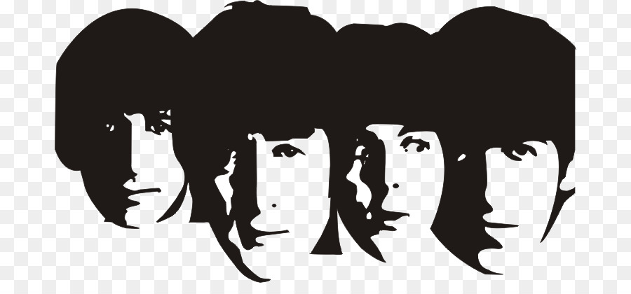 The Beatles Silhouette Stencil Abbey Road - Silhouette png download - 744*404 - Free Transparent  png Download.