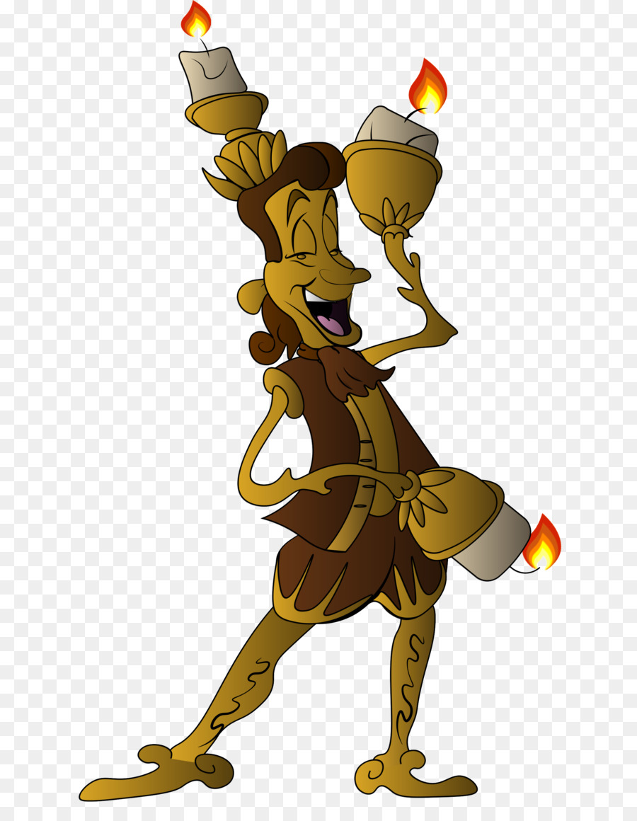 Featherduster Cogsworth Squidward Tentacles Art YouTube - beauty and the beast png download - 699*1144 - Free Transparent Featherduster png Download.