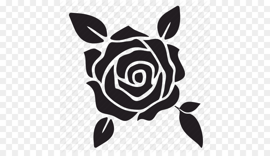 Black rose Silhouette Clip art - Svg Rose Free png download - 512*512 - Free Transparent Rose png Download.