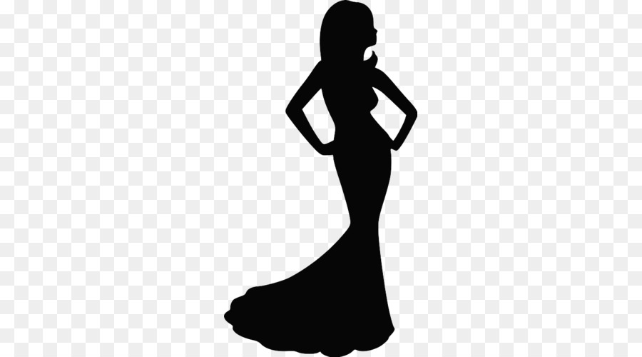 Beauty Pageant Silhouette - Silhouette png download - 500*500 - Free Transparent  png Download.