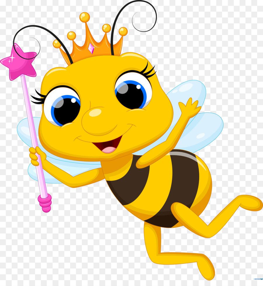 Queen bee Clip art - insect png download - 5219*5572 - Free Transparent Bee png Download.
