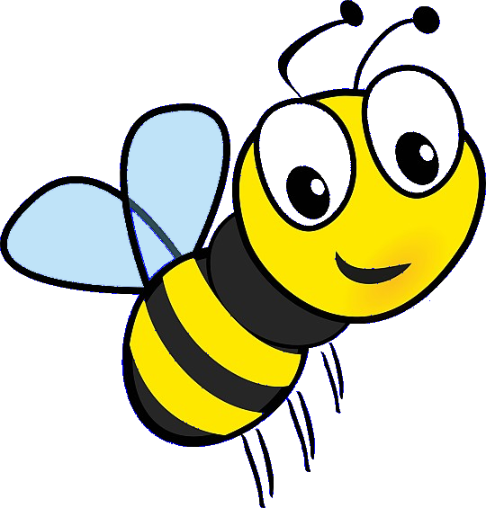 cartoon bee transparent background
