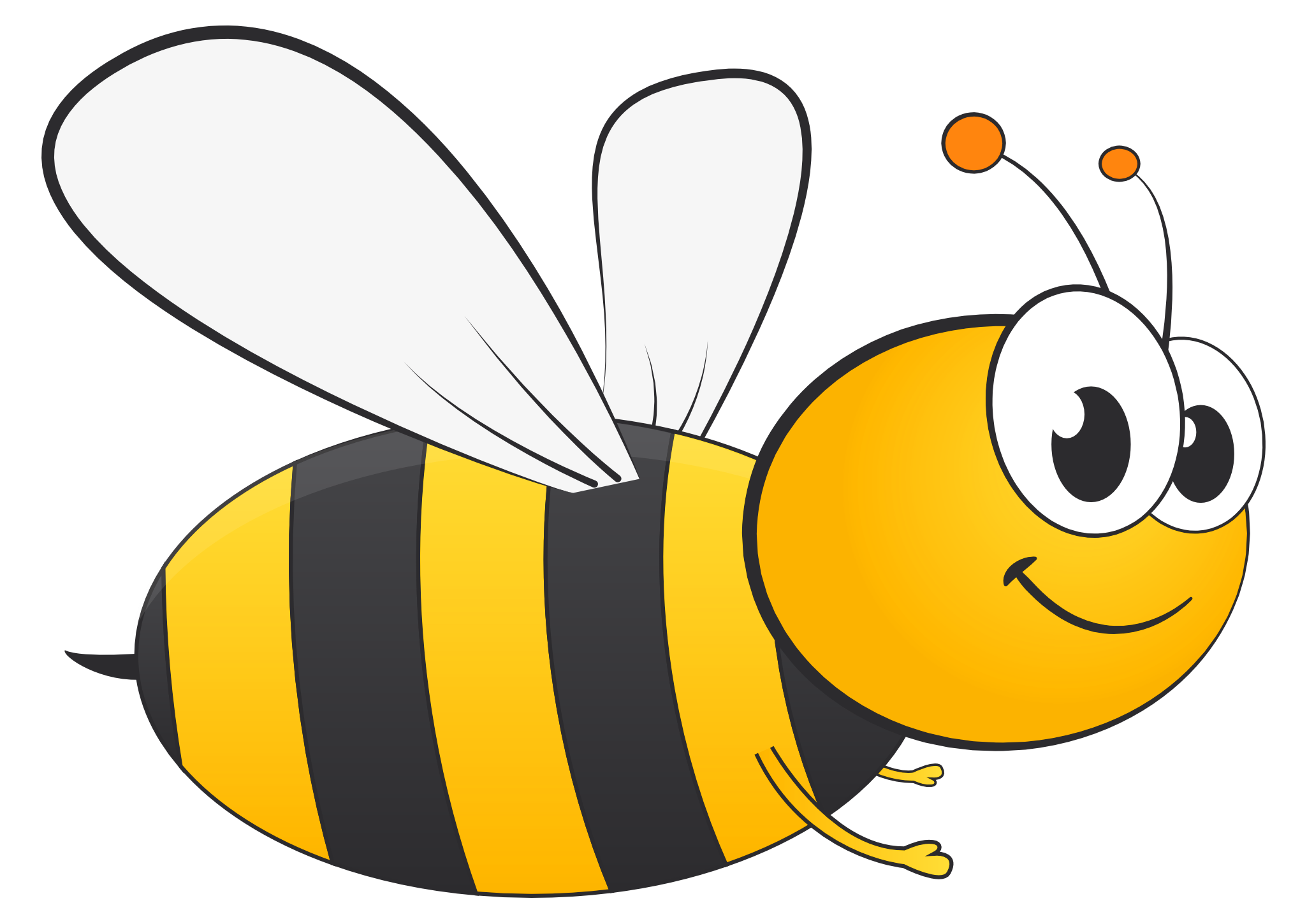 Bee Clip art Honey Bee Vector png download 2050*1450 Free