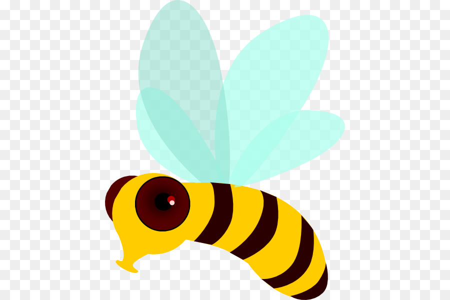 Butterfly Honey bee Clip art - Bee Movie png download - 480*600 - Free Transparent Butterfly png Download.