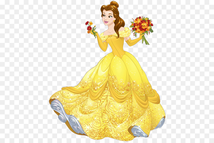 Belle Beast Princess Aurora Rapunzel Ariel - princess png download - 500*596 - Free Transparent Belle png Download.