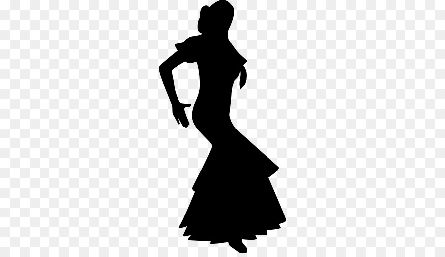 Flamenco guitar Belly dance Silhouette - Silhouette png download - 512*512 - Free Transparent  png Download.