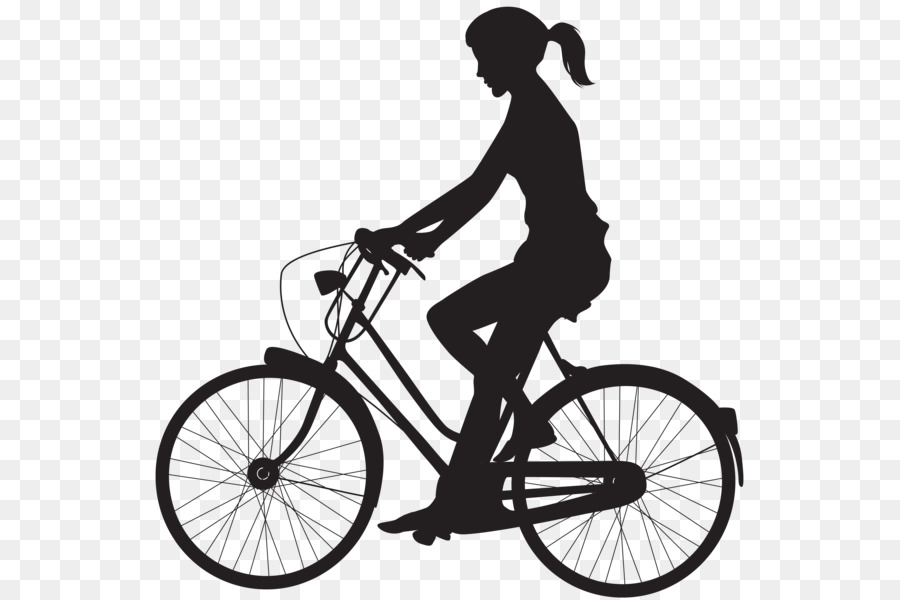 Clip Art: Transportation Cycling Bicycle Clip art - cyclist silhouette png download - 597*600 - Free Transparent Clip Art Transportation png Download.