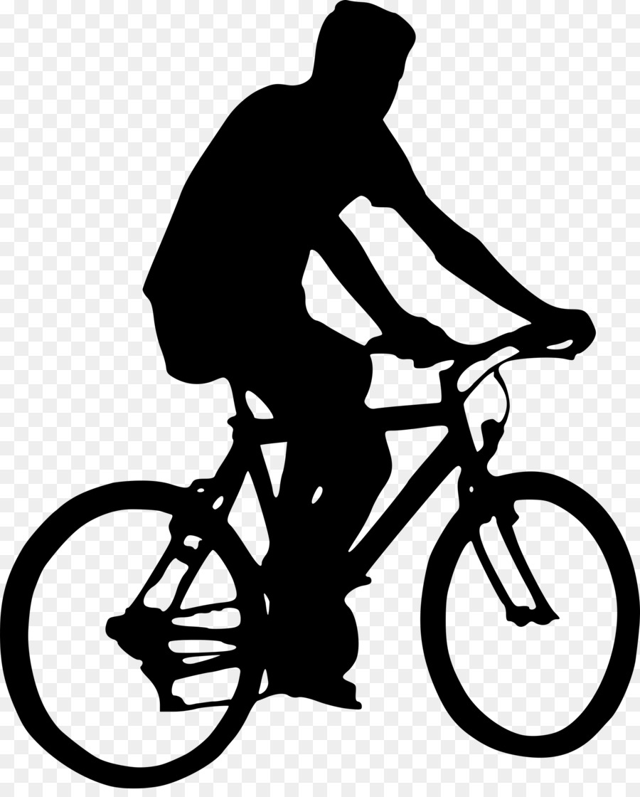 Cycling Bicycle Silhouette Clip art - cycling png download - 1950*2400 - Free Transparent Cycling png Download.