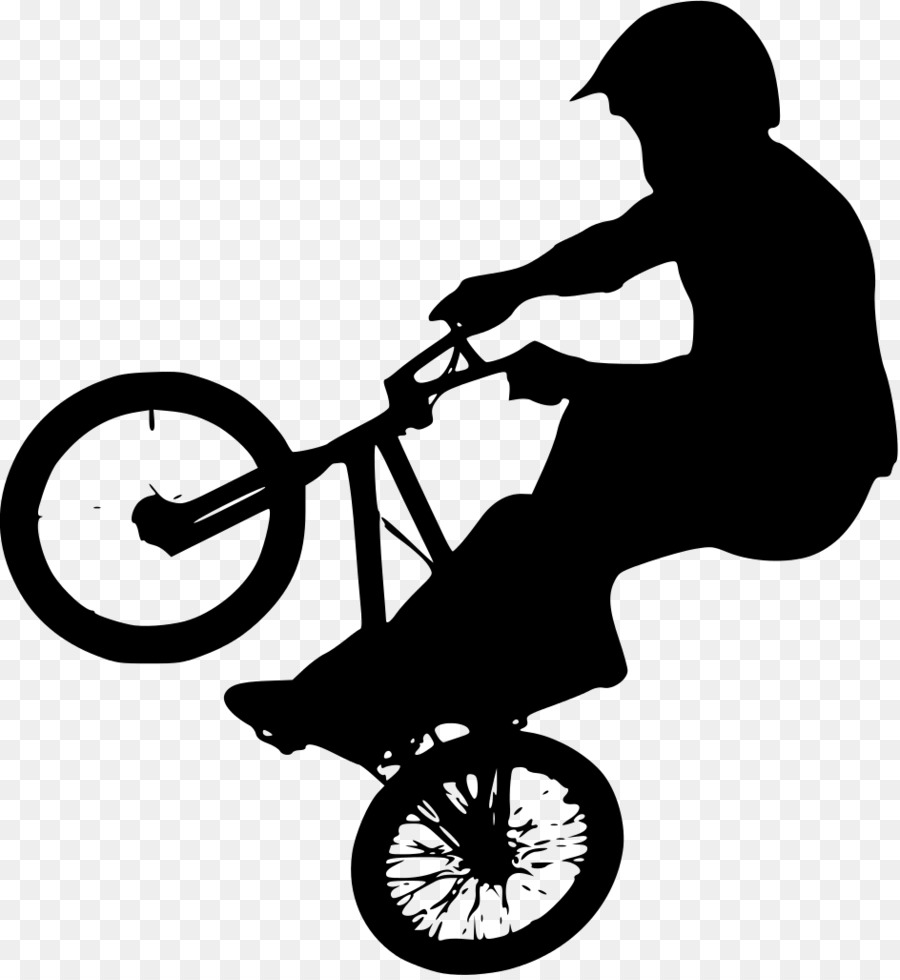 BMX bike Bicycle Silhouette Clip art - bmx png download - 944*1023 - Free Transparent Bmx png Download.