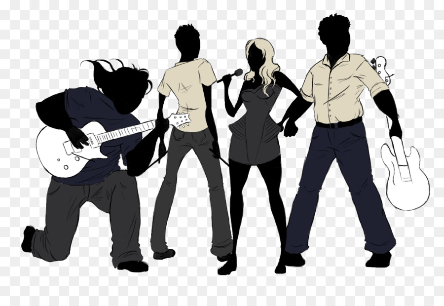 Rock Band Musical ensemble Silhouette Jazz band - band png download - 1576*1064 - Free Transparent  png Download.