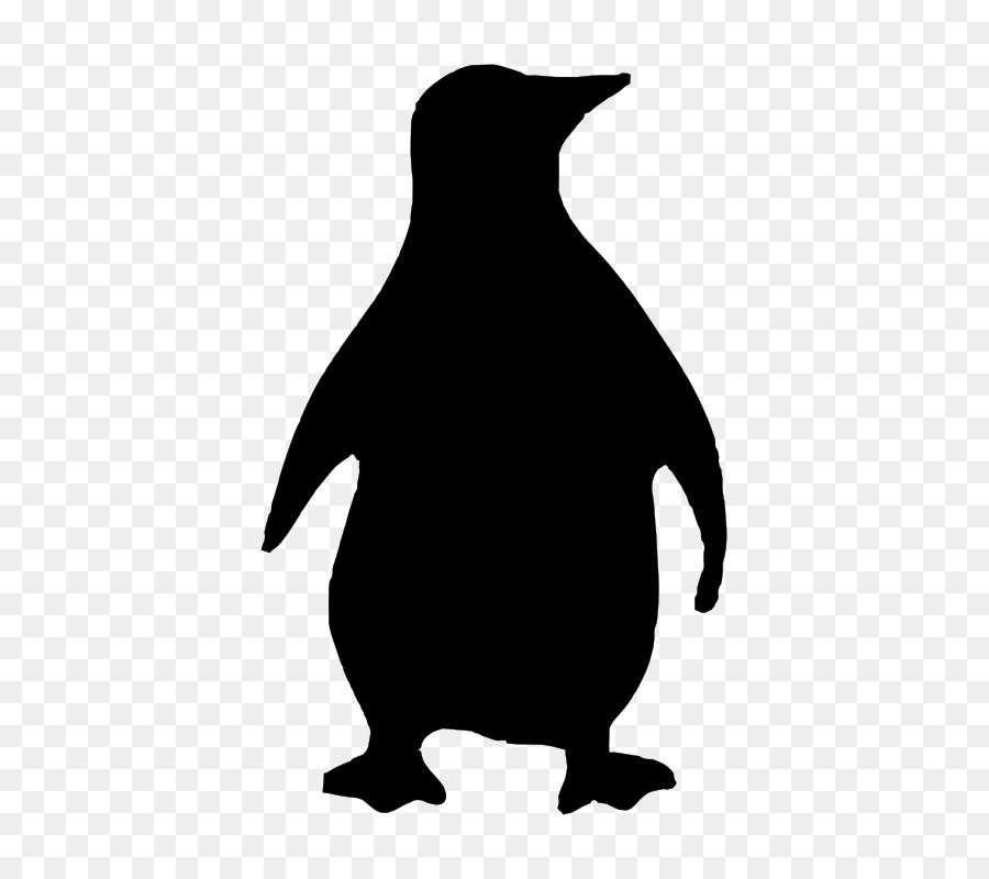 Penguin Bird Silhouette Clip art - big penguin png download - 541*800 - Free Transparent Penguin png Download.