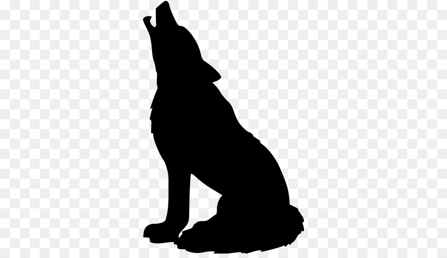 Black wolf Big Bad Wolf Arctic wolf Clip art - Silhouette png download - 512*512 - Free Transparent Black Wolf png Download.