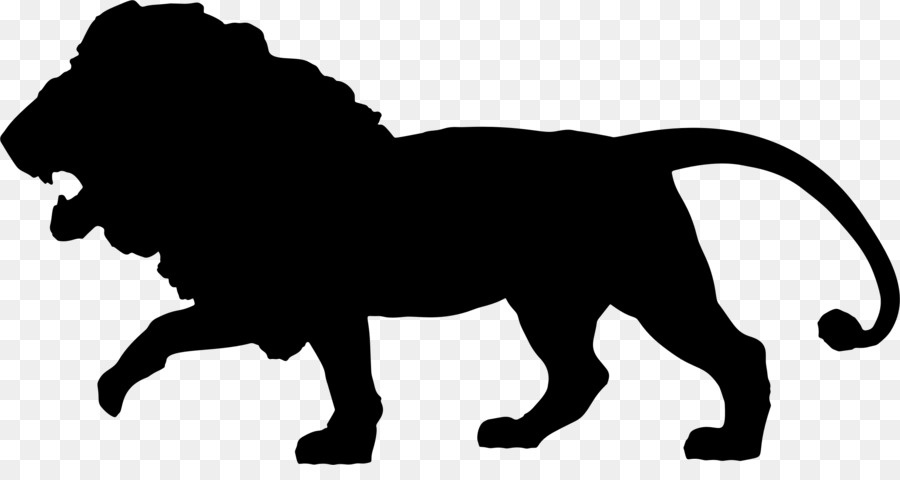 Silhouette African wild dog Lion Clip art - king of animals png download - 2336*1206 - Free Transparent Silhouette png Download.