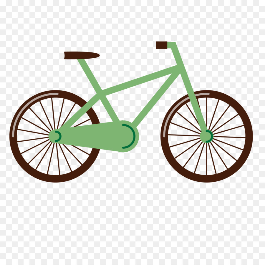 Bicycle Cycling Clip art - Vector candy green bike png download - 1500*1500 - Free Transparent Bicycle png Download.