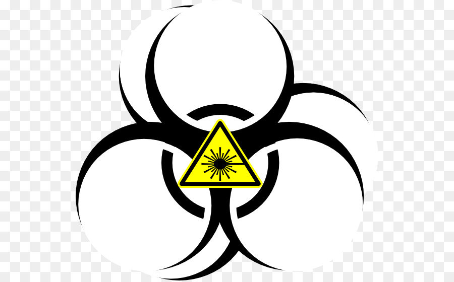 Biological hazard Symbol Clip art - laser png download - 600*557 - Free Transparent Biological Hazard png Download.