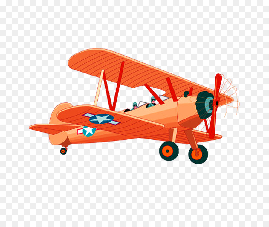 Airplane Antique aircraft Aviation Clip art - Cartoon airplane png download - 750*750 - Free Transparent Airplane png Download.