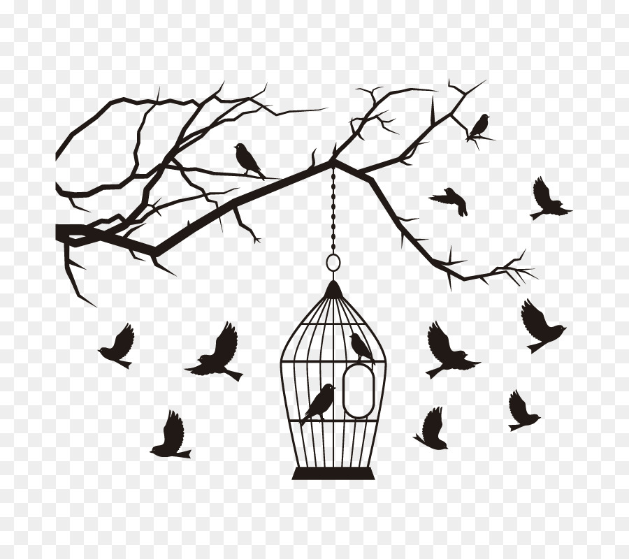 Birdcage Lovebird Clip art - Bird png download - 800*800 - Free Transparent Bird png Download.