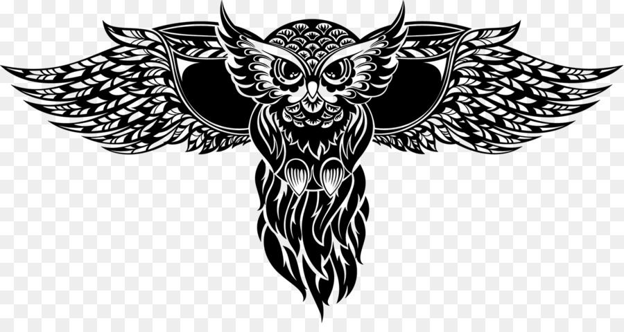 Owl Totem Tattoo Illustration - Tattoo png download - 1300*675 - Free Transparent Owl png Download.