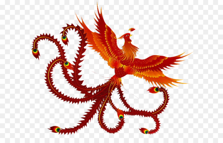 Vermilion Bird Phoenix Fenghuang County Tattoo - Phoenix png download - 684*565 - Free Transparent Vermilion Bird png Download.