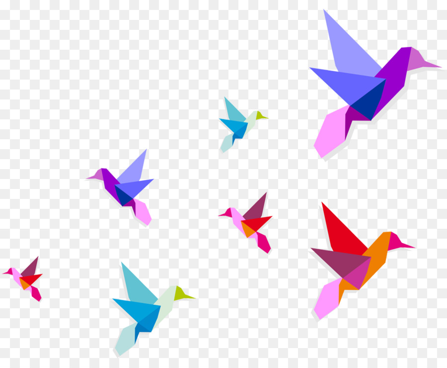 Origami Royalty-free Illustration - Birds Flying Picture png download - 958*784 - Free Transparent Origami png Download.