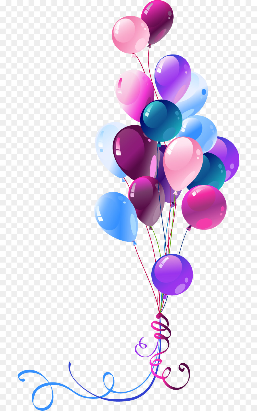 Happy Birthday to You Balloon Clip art - Ballons Png png download - 777*1439 - Free Transparent Birthday png Download.
