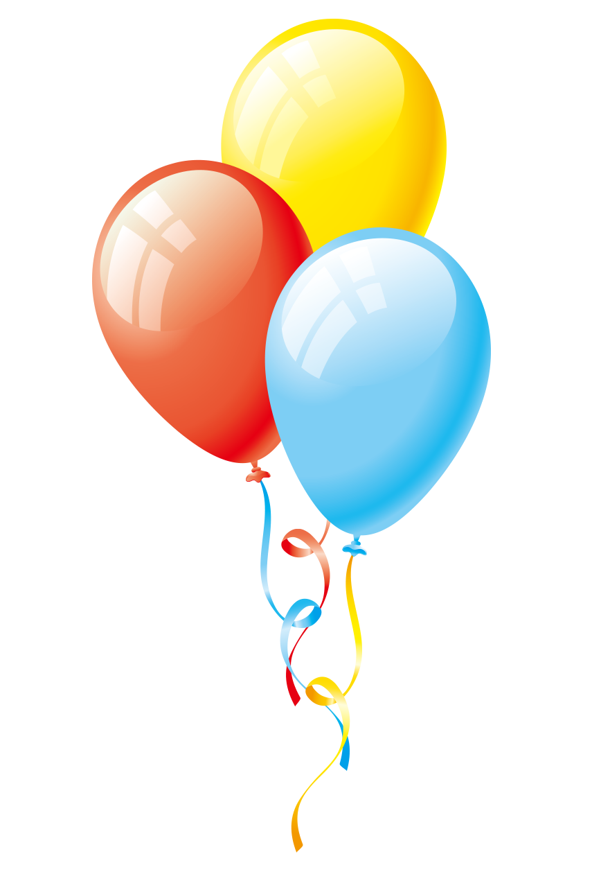Transparent Background Birthday Balloons Png Clip Art Library Images