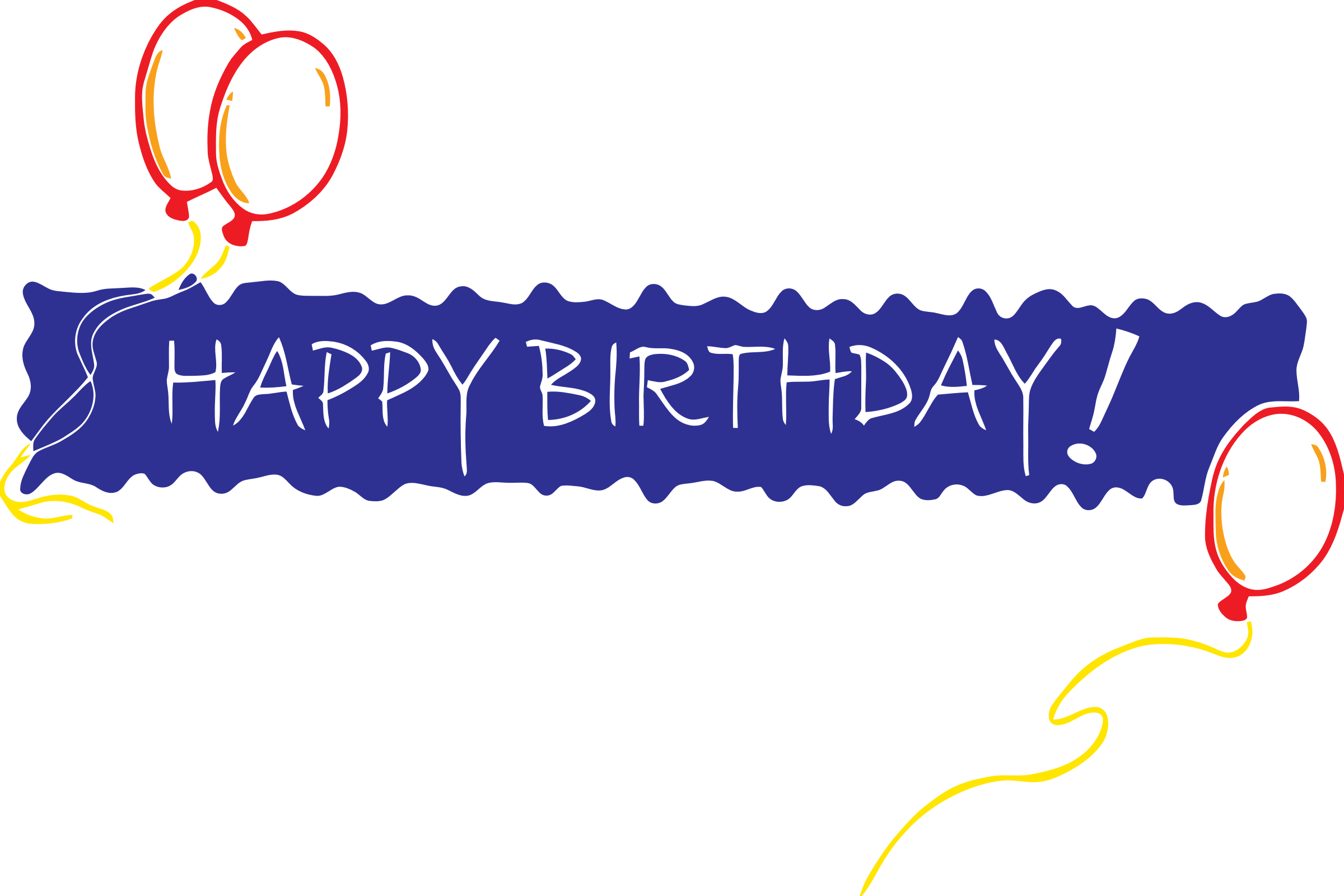 Birthday cake Banner Clip art - Happy Birthday Banner png download
