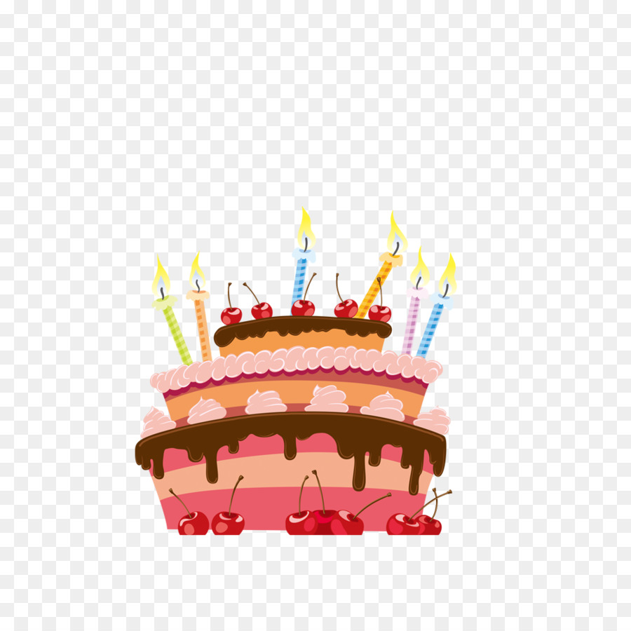 Birthday cake Cupcake Illustration - Birthday Cake png download - 1000*1000 - Free Transparent Birthday Cake png Download.