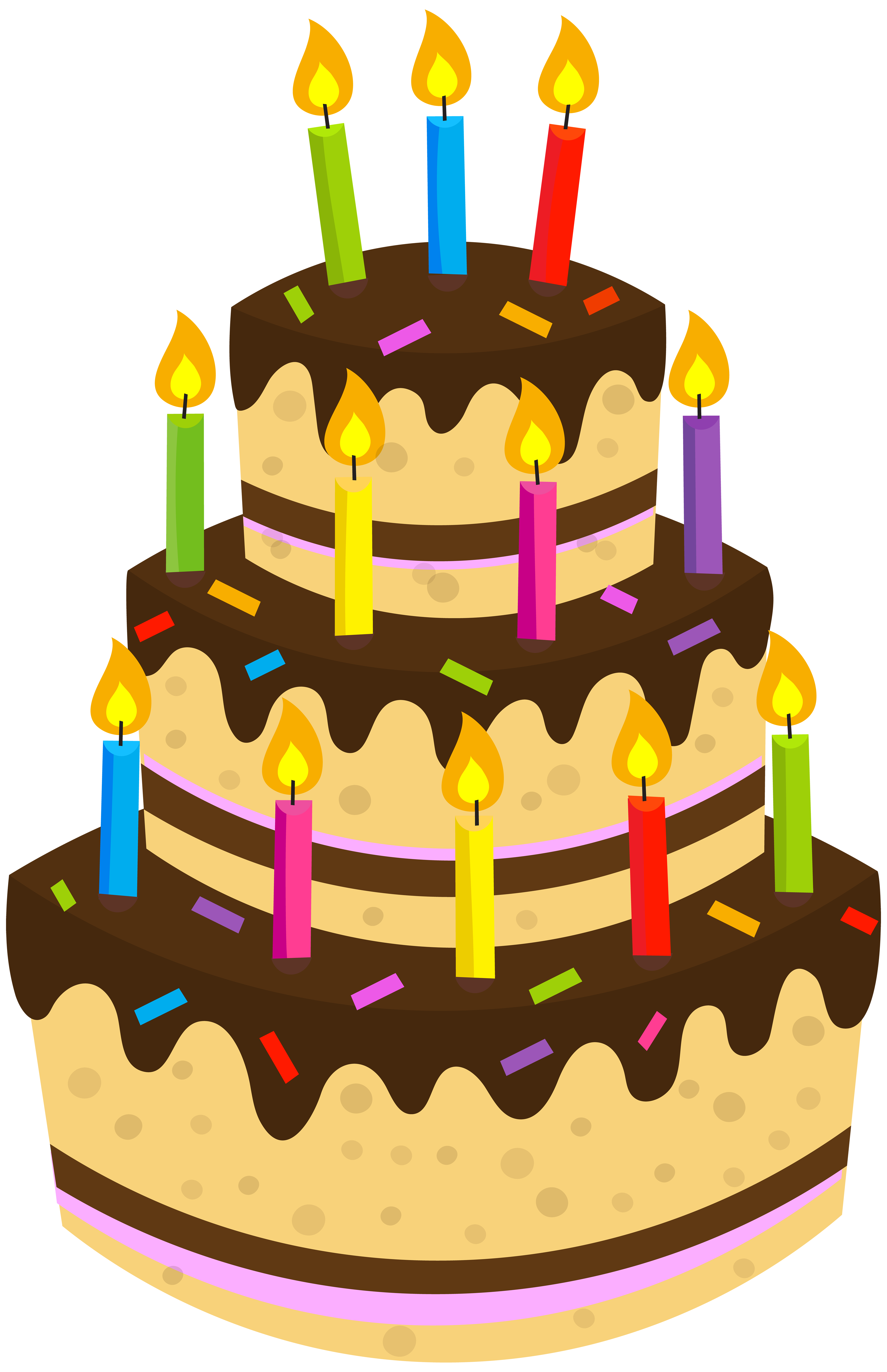 Birthday cake Chocolate cake Clip art - Birthday Cake PNG Clip Art