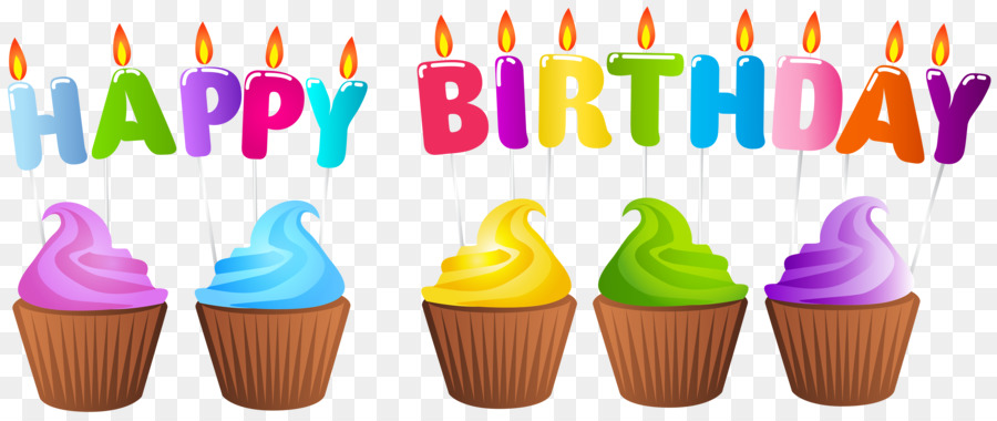 Birthday cake Cupcake Candle Clip art - Birthday png download - 8000*3355 - Free Transparent Birthday Cake png Download.