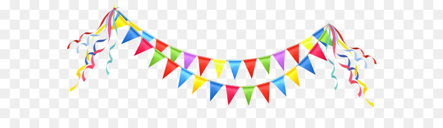 Party Birthday Clip art - Transparent Party Streamer PNG Clipart Picture png download - 3902*1473 - Free Transparent Birthday png Download.