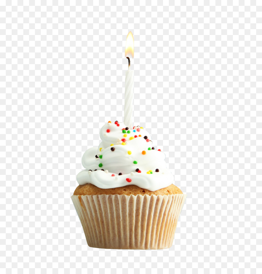 Cupcake Muffin Tart Torte Birthday cake - Cake with candles png download - 1800*1874 - Free Transparent Cupcake png Download.